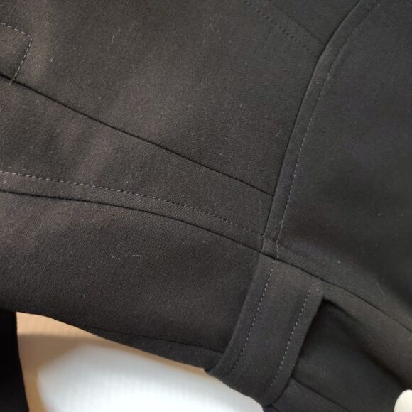 Black Blazer with Zipper Detail - Picture 7 of 9